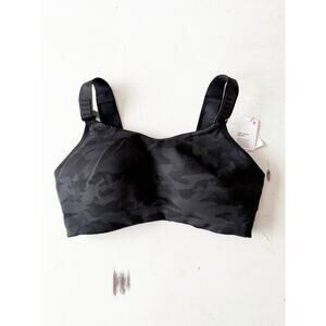 Lululemon Swift Speed Bra High Support Camo Black Grey 36DD